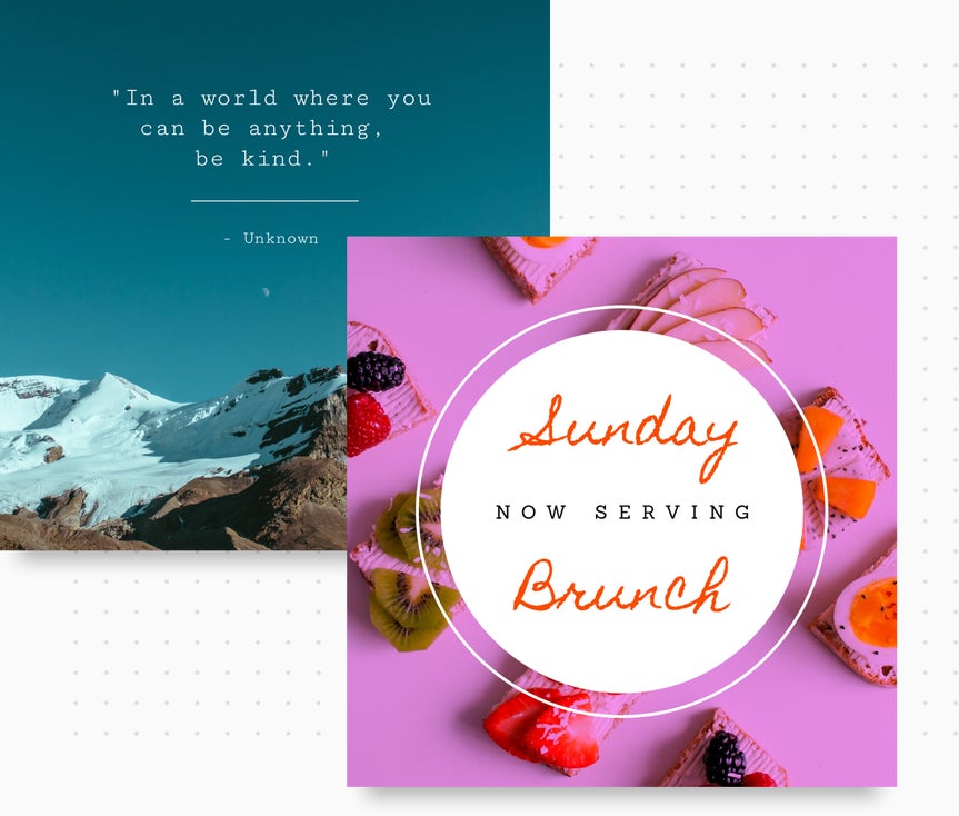 Plantilla de publicaciones de Instagram de BeFunky