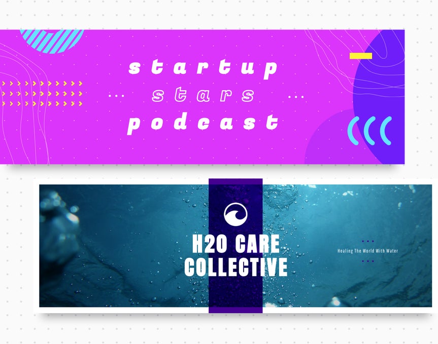 Twitter Header templates by Befunky